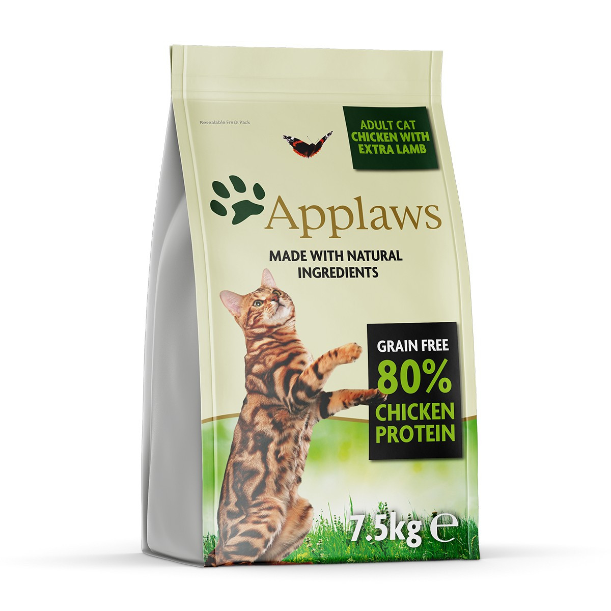 APPLAWS CAT Kurczak i Jagnięcina - karma dla kotów z wysoką zawartością mięsa - 7,5kg - zdjęcie 1