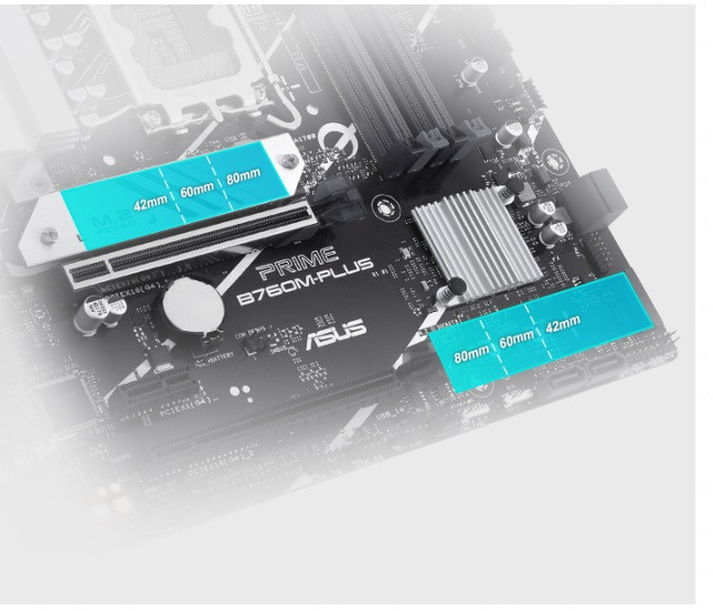 Płyta główna ASUS PRIME B760M-A D4-CSM - zdjęcie 14