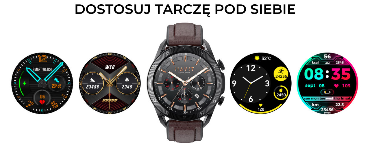 Smartwatch Havit M9030 Ultra (srebrny) - zdjęcie 9