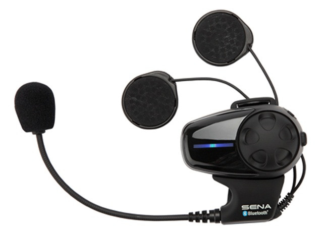 Interkom motocyklowy Sena SMH10-11 Bluetooth 3.0 900m z mikrofonem na pałąku na 1 kask - zdjęcie 2