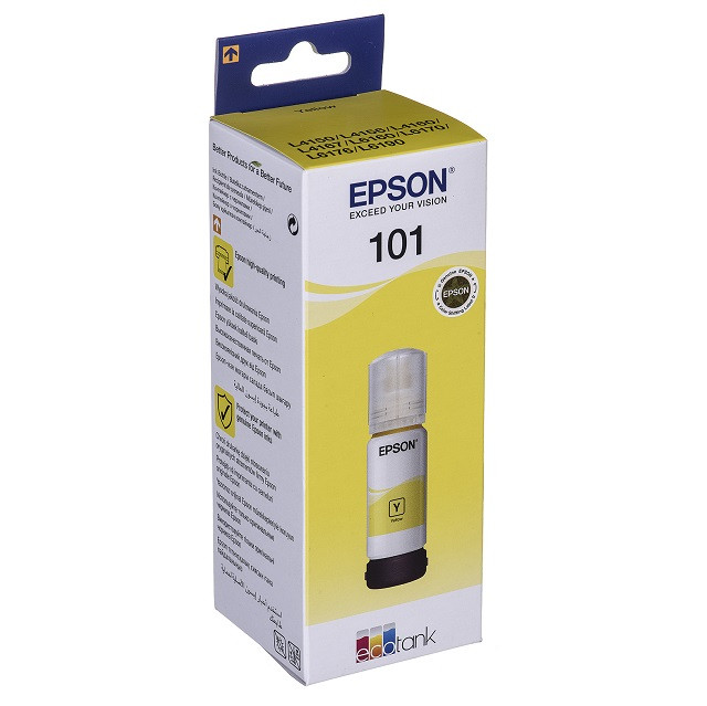 EPSON Tusz 101 Yellow T03V44A= C13T03V44A - zdjęcie 1