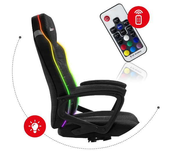 Fotel gamingowy Huzaro Force 2.5 RGB Mesh - zdjęcie 4