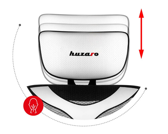Fotel gamingowy Huzaro Combat 8.0 White - zdjęcie 8