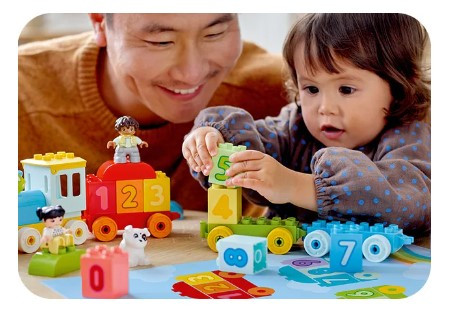 LEGO DUPLO 10954 Pociąg z cyferkami nauka liczenia - zdjęcie 8