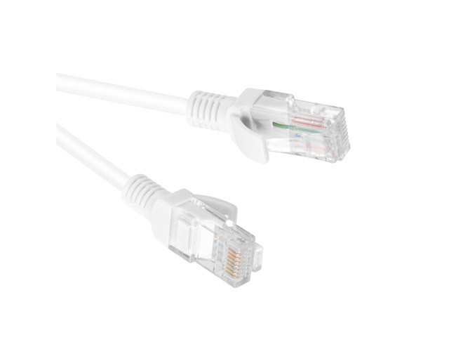 LANBERG PATCHCORD UTP KAT.5E 3M BIAŁY - zdjęcie 1