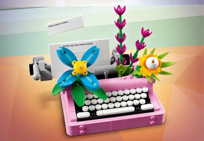 LEGO CREATOR 3w1 31169 Maszyna do pisania z kwiatami - zdjęcie 3