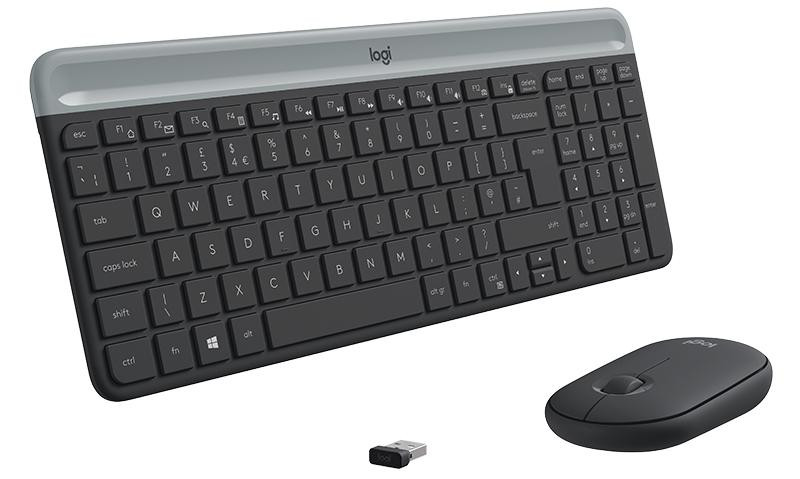 Wireless Keyboard and Mouse Combo MK470 GRAPHITE - zdjęcie 1