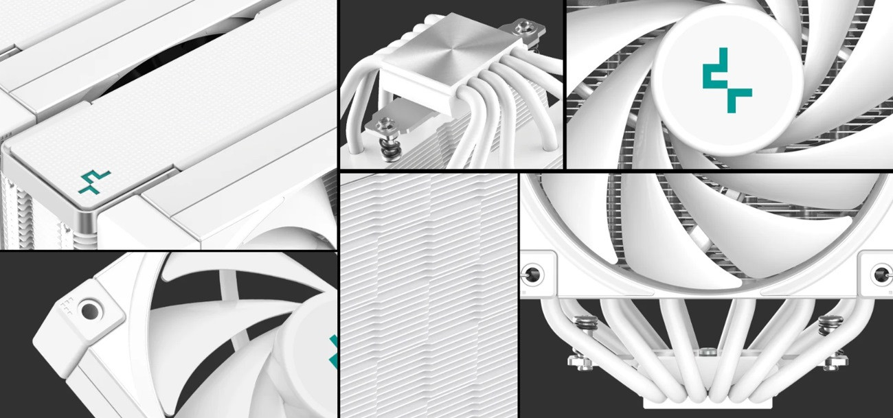Chłodzenie DeepCool AK620 White (R-AK620-WHNNMT-G-1) - zdjęcie 4