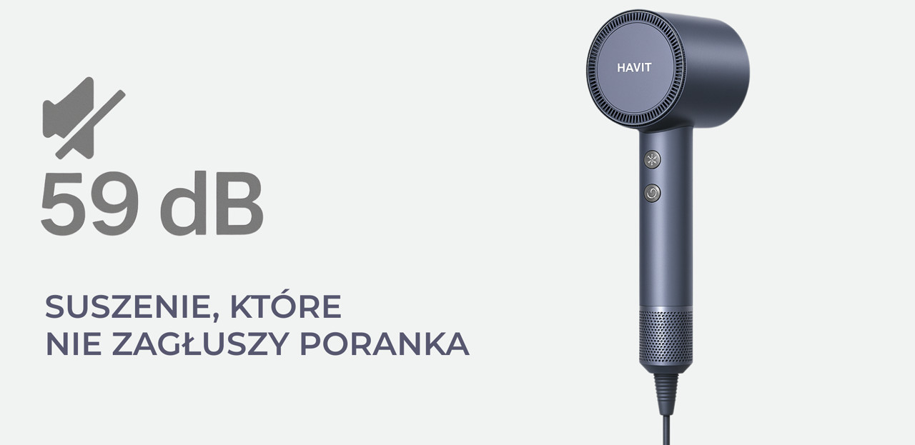 Suszarka do włosów Havit HD202-EU - zdjęcie 7