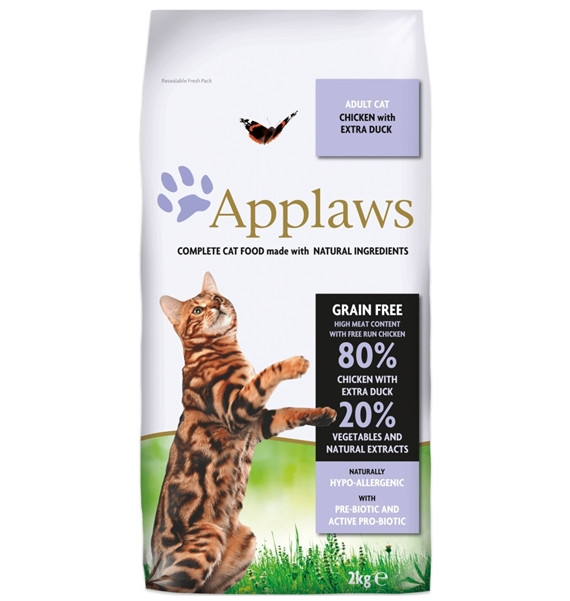 APPLAWS CAT Kurczak i Kaczka - karma dla kota z wysoką zawartością mięsa - 7,5kg - zdjęcie 1