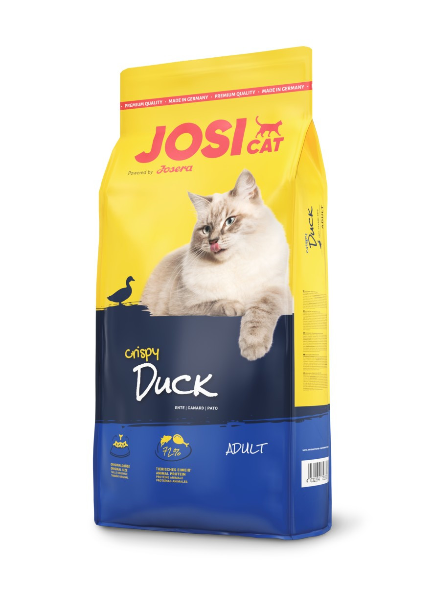 JOSERA JosiCat Crispy Duck - sucha karma dla kota - 10 kg - zdjęcie 1