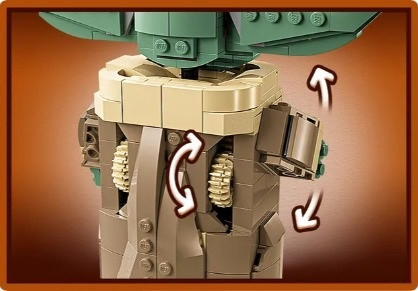 LEGO STAR WARS 75403 Grogu w wózku - zdjęcie 5
