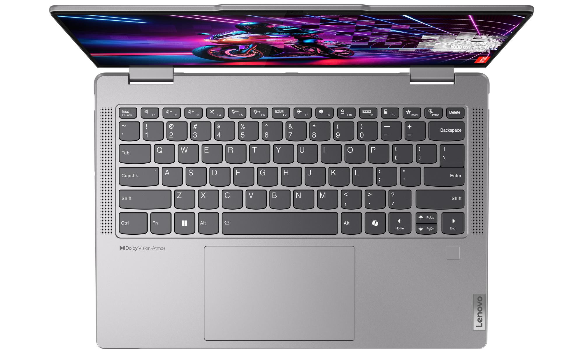 Lenovo Yoga 7 2-in-1 14AHP9 Ryzen 5 8640HS 14" WUXGA OLED 400nits Glossy 60Hz 16GB LPDDR5x-6400 SSD1TB Radeon 760M Graphics Win11Arctic Grey - zdjęcie 2