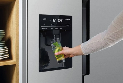 Lodówka GORENJE NRR9185ESXL Side by Side Dystrybutor Wody Kostkarka 178,6cm - zdjęcie 6