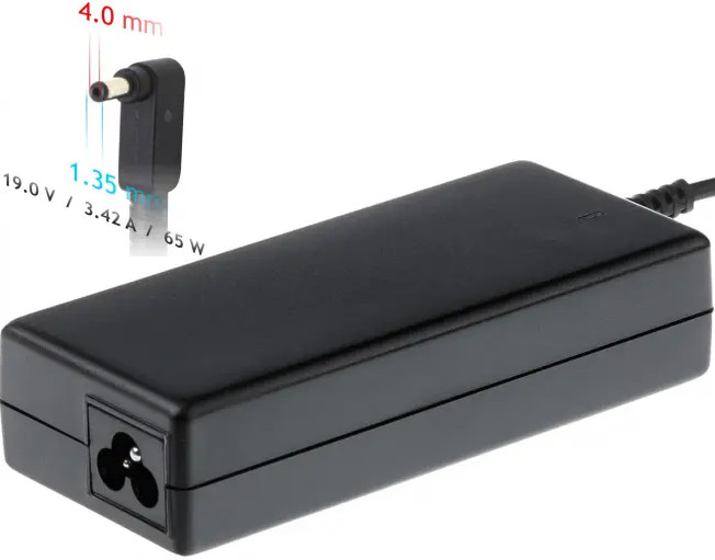 AKYGA ZASILACZ 19V/3,42A 65W 4.0*1.35 AK-ND-55 - zdjęcie 1