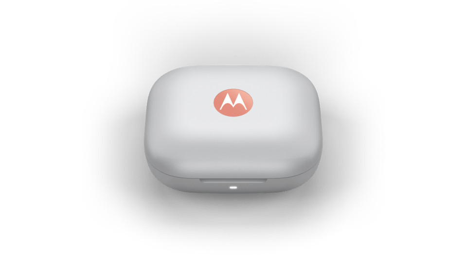 Słuchawki BT Moto buds Wireless Earbuds, Coral Peach - zdjęcie 4
