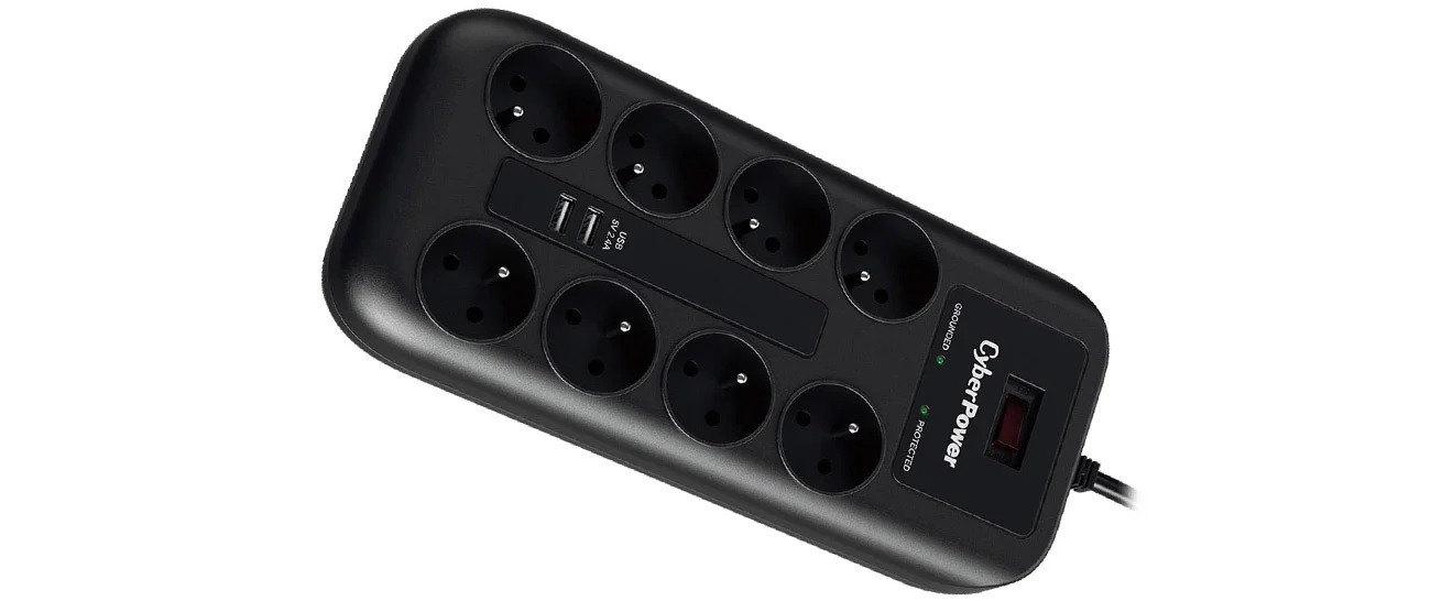 Listwa przeciwprzepięciowa CyberPower P0820SUF0-FR - zdjęcie 1