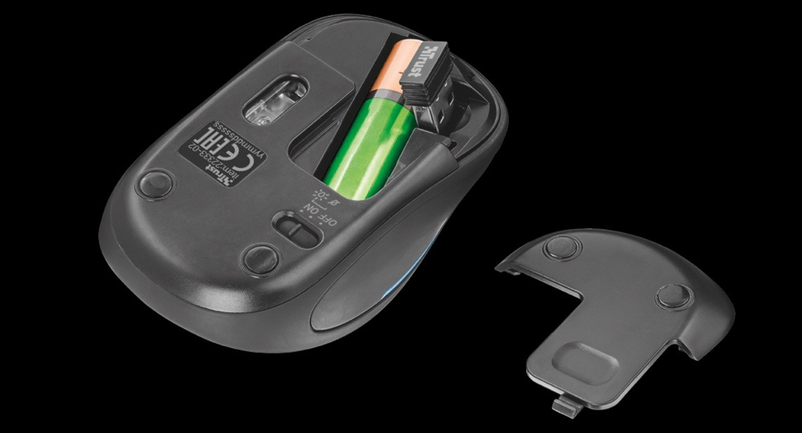 Mysz TRUST Yvi FX Wireless LED illumination Multicoloured (22337) - zdjęcie 2