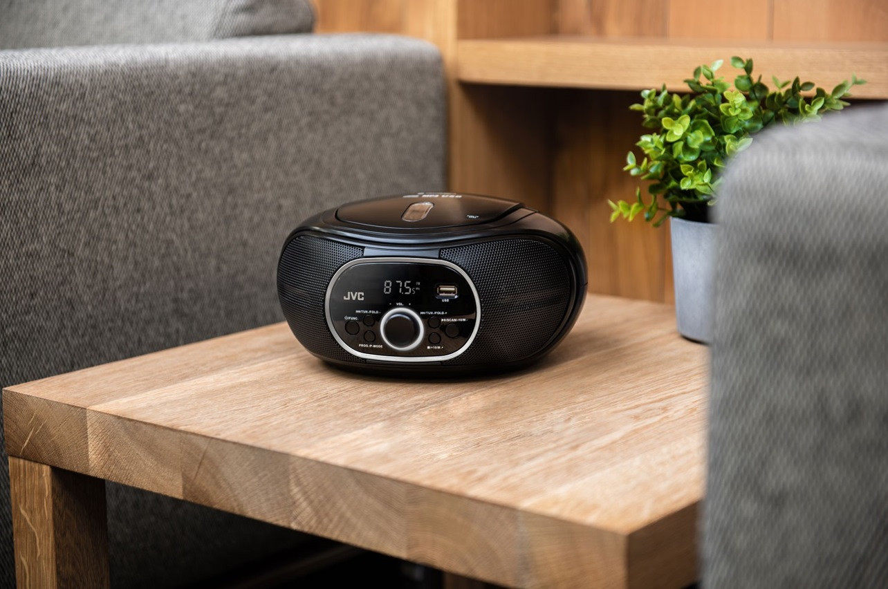 Radioodtwarzacz JVC RD-E221B Boombox black - zdjęcie 1