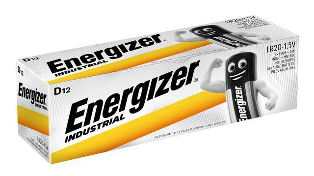ENERGIZER BATERIE INDUSTRIAL PRO D LR20 1,5V 12 SZTUK - zdjęcie 1