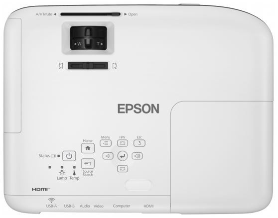 PROJEKTOR EPSON EB-W51 LCD, WXGA, 4000 ANSI, 16000:1 - zdjęcie 5