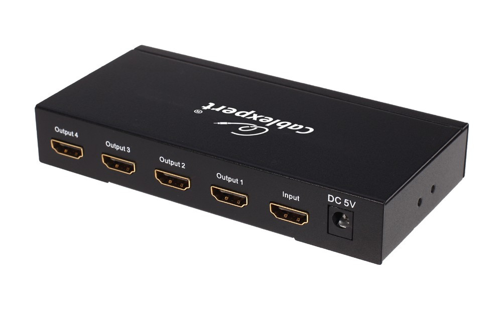 Gembird Video Splitter HDMI 4 porty, 1 Nadajnik -> 4 Odbiorniki - zdjęcie 1