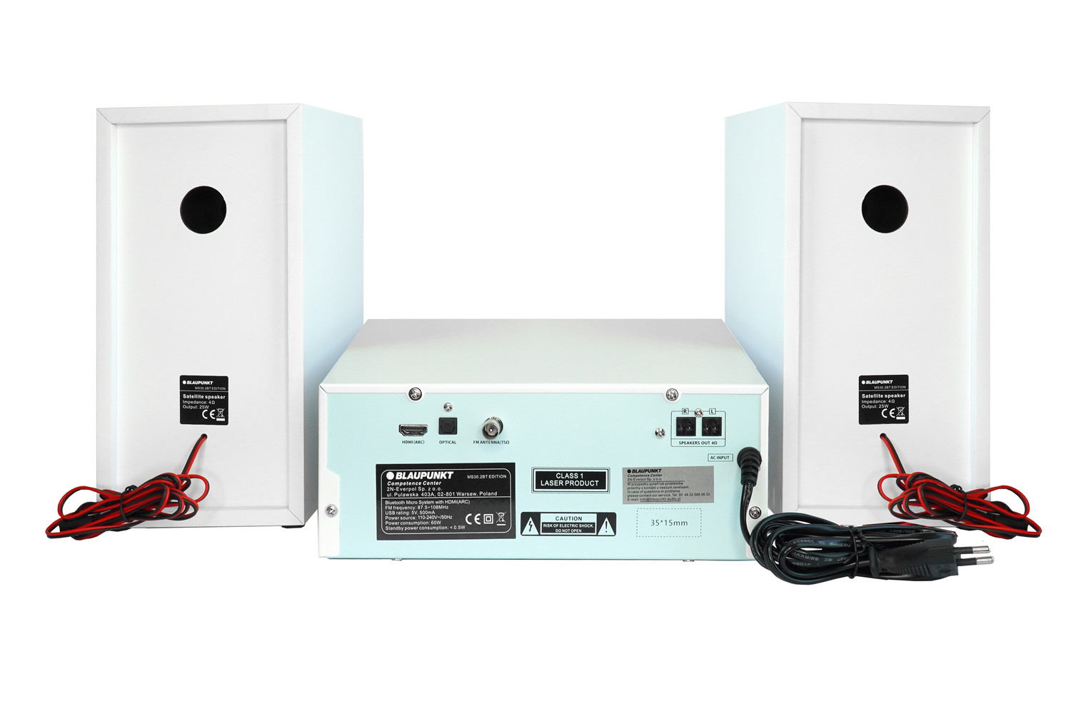 Mikrowieża Blaupunkt MS30.2BT Edition CD USB - zdjęcie 3
