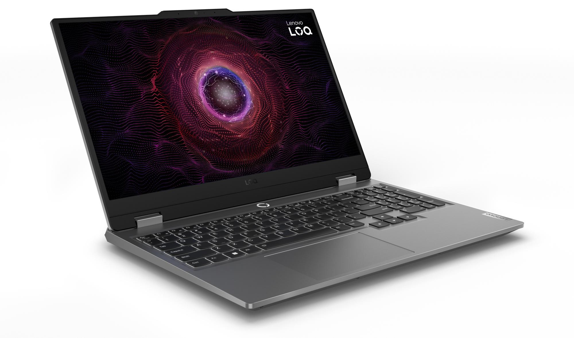 Lenovo LOQ 15ARP9 Ryzen 5 7235HS 15.6" FHD IPS 300nits AG 144Hz 16GB DDR5 4800 SSD512 GeForce RTX 3050 6GB Win11 Luna Grey - zdjęcie 3