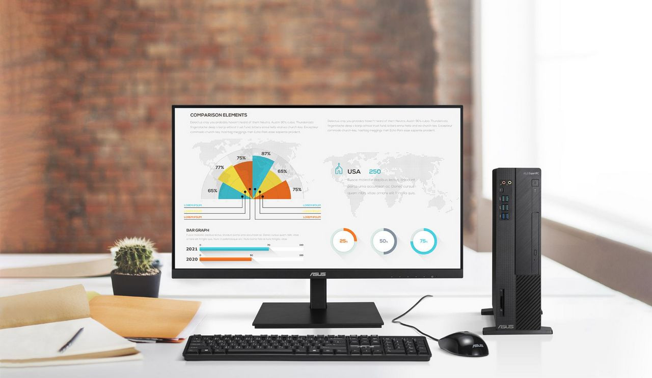 MONITOR ASUS 24" VA24DQSB - zdjęcie 2
