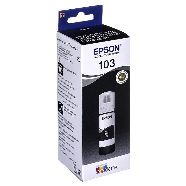 EPSON Tusz Czarny 103=C13T00S14A, 65 ml - zdjęcie 1