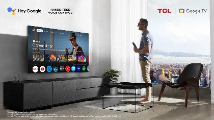 Telewizor TCL 55T7B QLED 55" 4K Ultra HD Google TV Dolby Vision DVB-T2 Czarny - zdjęcie 9