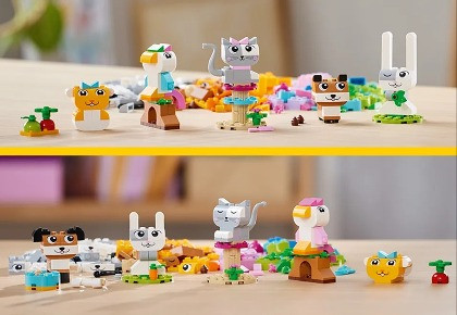 LEGO Classic 11034 Kreatywne zwierzątka - zdjęcie 3