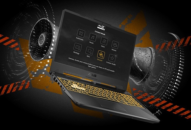 ASUS TUF Gaming A15 FA506NC-HN002W Ryzen 5 7535HS 15.6"FHD Value IPS-level 144Hz 250nits AG 8GB DDR5 4800 SSD512 GeForce RTX™ 3050 4GB LAN WLAN+BT Cam720p Backlit Keyboard RGB 48WHrs Win11 Graphite Black - zdjęcie 9