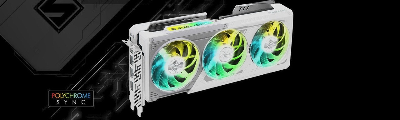 Karta graficzna ASRock Radeon RX 9070 XT Steel Legend 16GB (90-GA5DZZ-00UANF) - zdjęcie 16