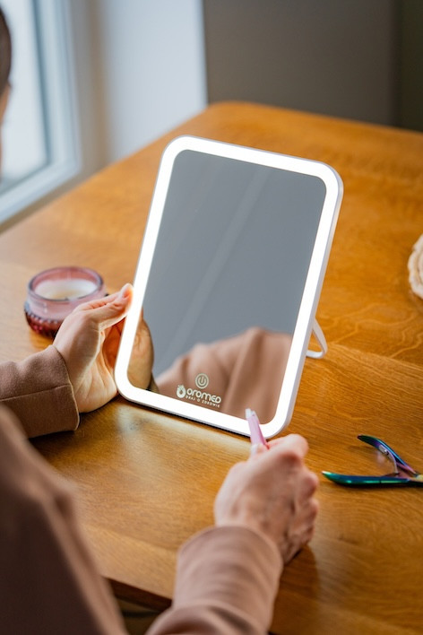 Lusterko do makijażu ORO-MIRROR LED X1 OROMED - zdjęcie 2