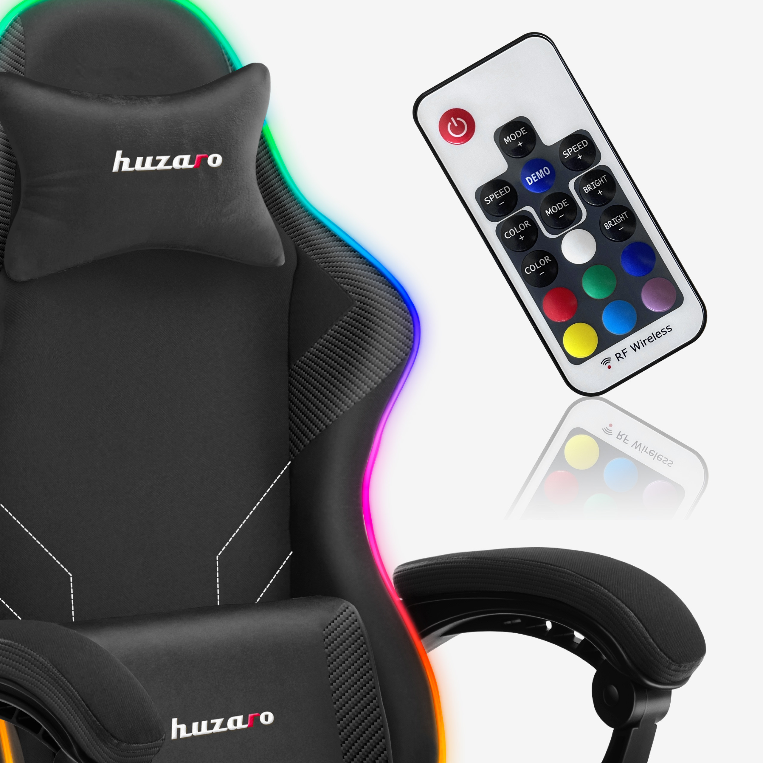 Fotel gamingowy Force 3.7 RGB Black - zdjęcie 2
