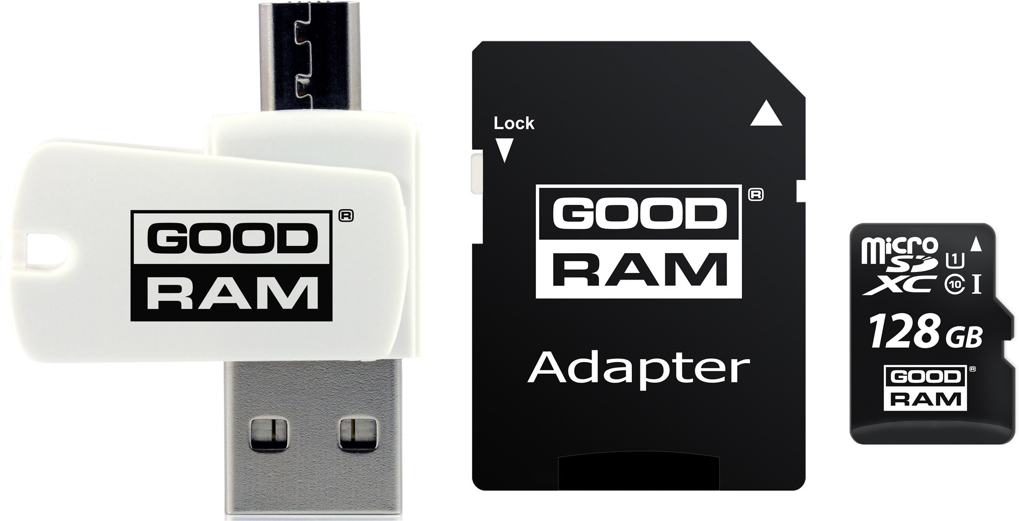 GOODRAM ALL IN ONE microSDHC 128GB Class 10+Czyt.ka - zdjęcie 1