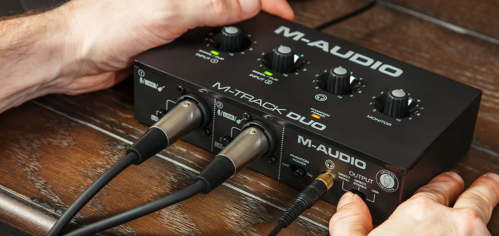 M-AUDIO M-Track DUO - Interfejs Audio USB - zdjęcie 2
