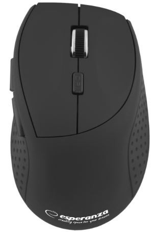 Esperanza mysz andromeda bluetooth optyczna 6 przycisków |1000/1600/2400 dpi|czarna em123k em123k - zdjęcie 1