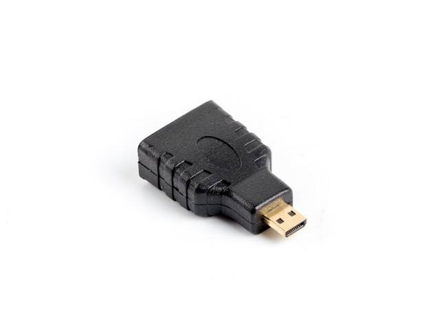 Lanberg adapter hdmi-a(f)->micro hdmi-d(m) ad-0015-bk - zdjęcie 1