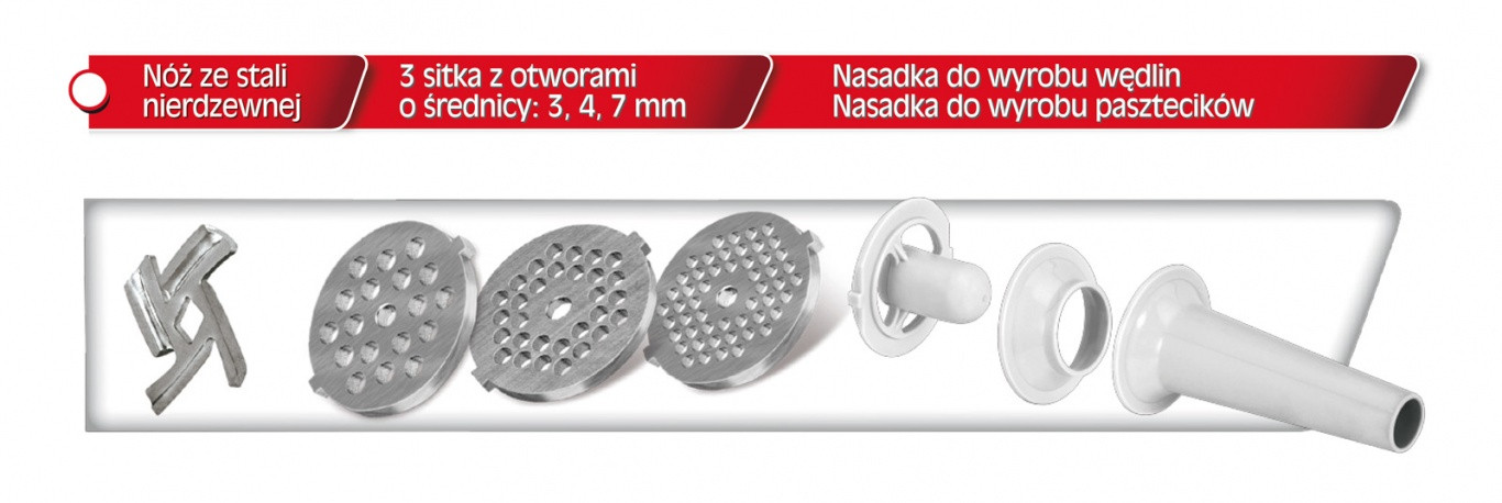 Maszynka do mielenia mięsa MPM MMM-07M - zdjęcie 2