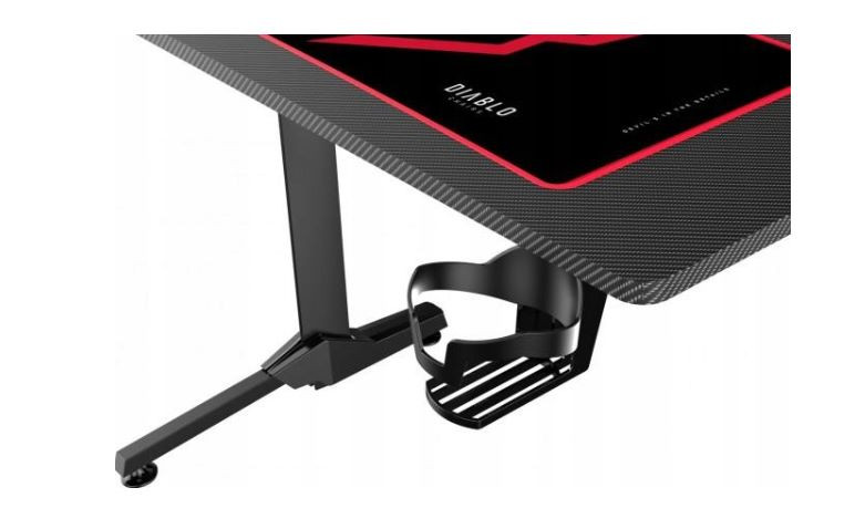 Biurko gamingowe DIABLO X-MATE 1000 czarne - zdjęcie 4