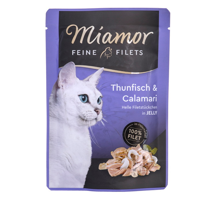 MIAMOR Feine Filets tuńczyk z kalmarami - saszetka 100g - zdjęcie 1