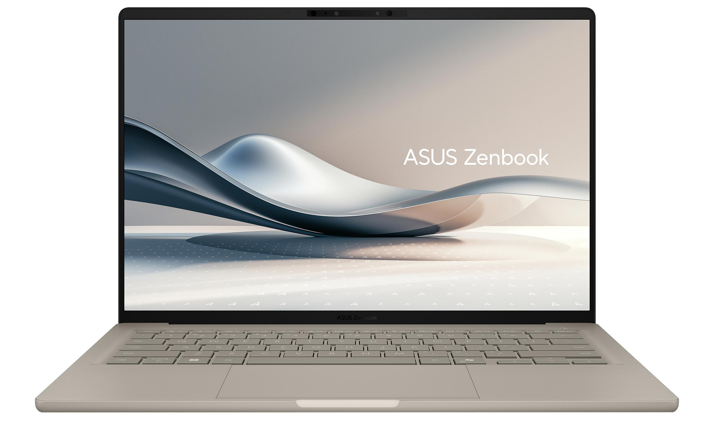 ASUS Zenbook A14 UX3407RA-QD020W X Elite X1E 78 100 14.0" WUXGA OLED 60Hz 400nits Glossy 32GB LPDDR5X SSD1TB Qualcomm Adreno GPU WLAN+BT Cam 70WHrs Win11 Zabriskie Beige - zdjęcie 1