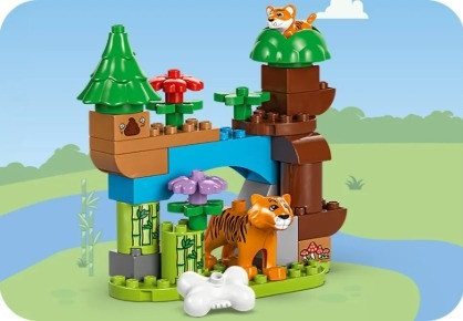 LEGO DUPLO TOWN 10446 Rodziny dzikich zwierząt 3w1 - zdjęcie 5