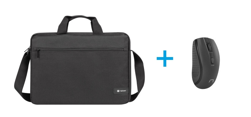 NATEC TORBA DO LAPTOPA WALLAROO 2 15.6" Z MYSZKĄ - zdjęcie 1