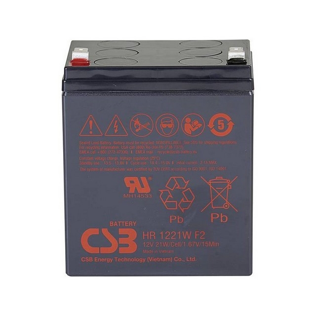 akumulator CSB HR1221WF2 12V 5,3Ah - zdjęcie 1