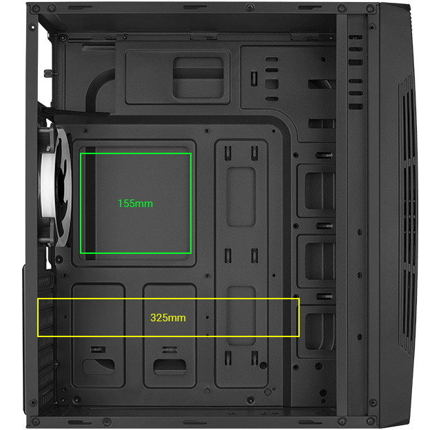 OBUDOWA AEROCOOL PGS TALON-A-BK-v1 RGB - zdjęcie 2