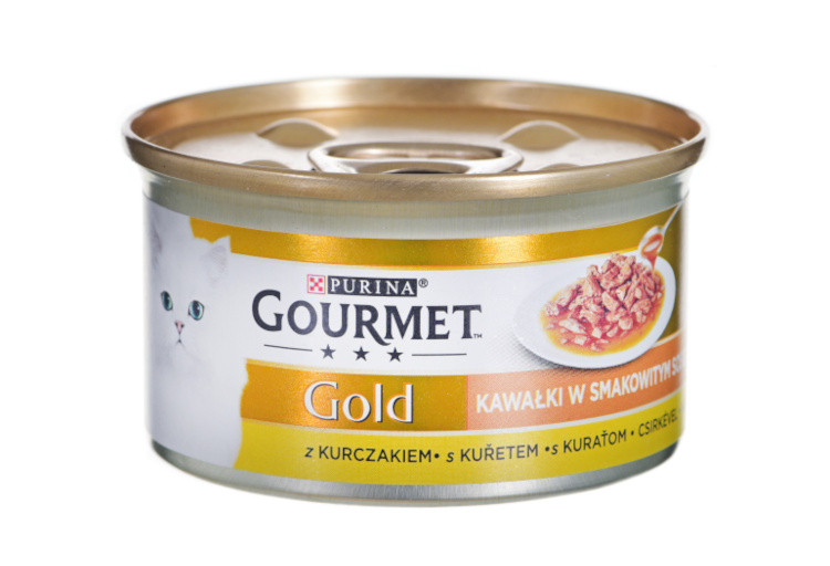 Gourmet Gold Sauce Delights mokra karma dla kota z kurczakiem 85 g - zdjęcie 1