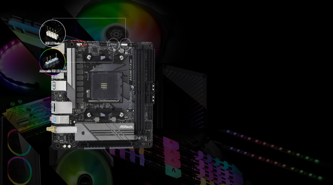 Płyta główna Asrock A520M-ITX/AC - zdjęcie 4